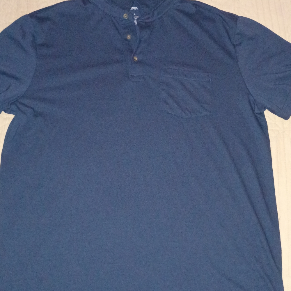 Sonoma Men's Navy Button Down Shirt